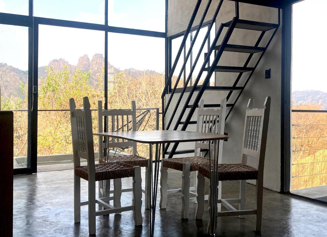 Piedra De Cobre Aparthotel เตโปซตลัน ภายนอก รูปภาพ